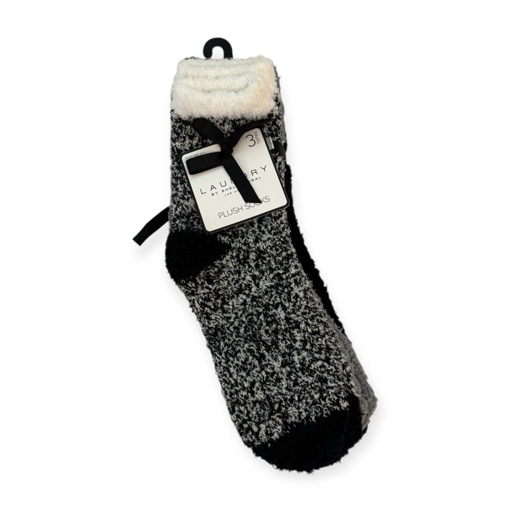 Laundry by Shelli Segal Plush Socks 3-Pack | Cozy Lounge Socks | NWT